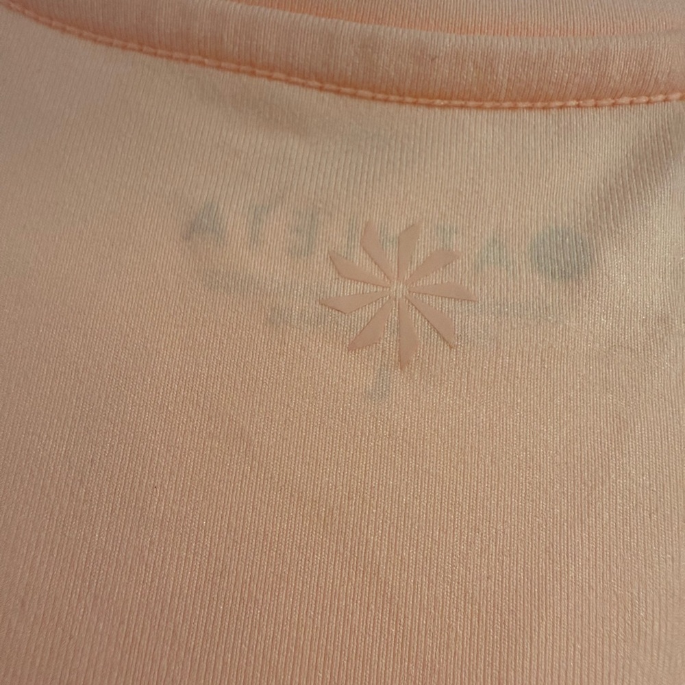 NWT Athleta Shanti Crop Top Orange Size Large - Picture 4 of 8